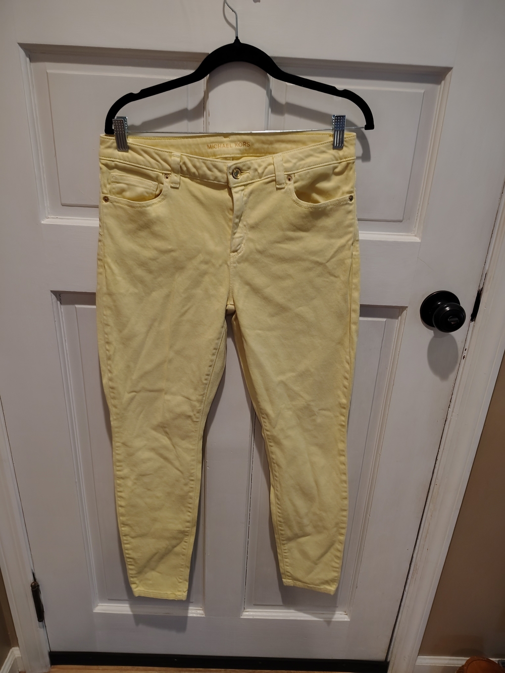 Michael Kors Yellow Women's Jeans - Casual Slim Fit Sz. 8